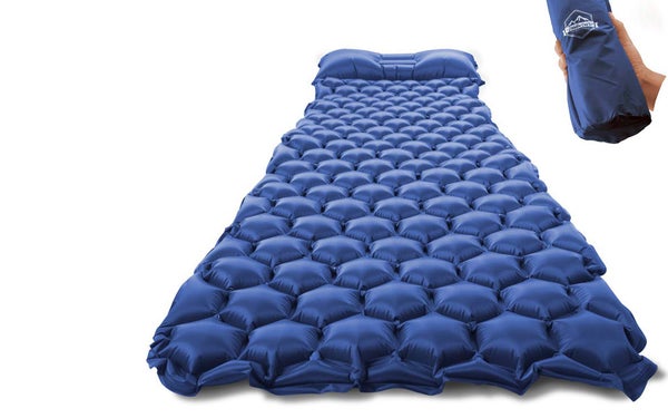 ZOOOBELIVES Ultralight Sleeping Pad with Built-in Pillow
