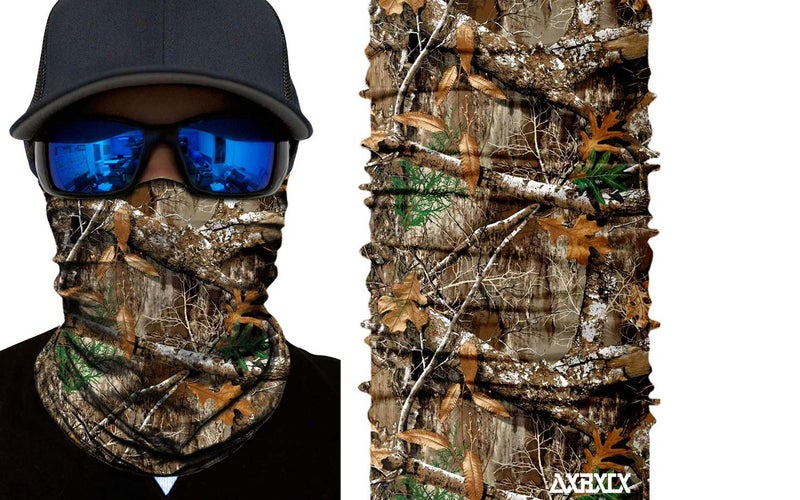 AXBXCX 2 Pack - Camouflage Print Seamless Neck Gaiter Bandana Face Mask