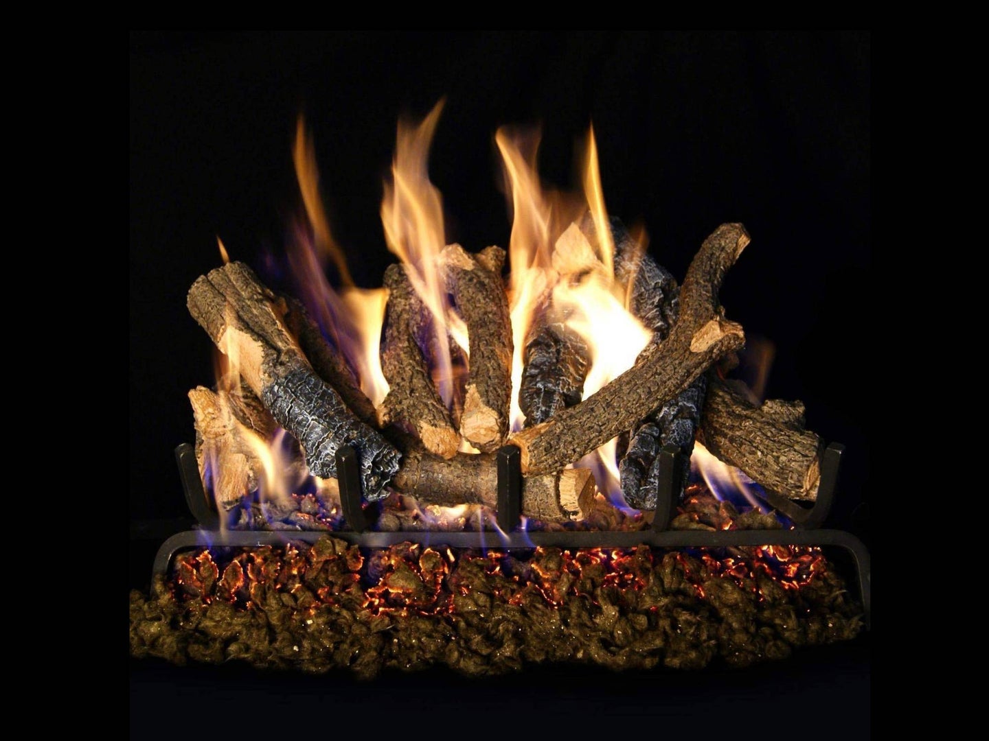 A warm fire
