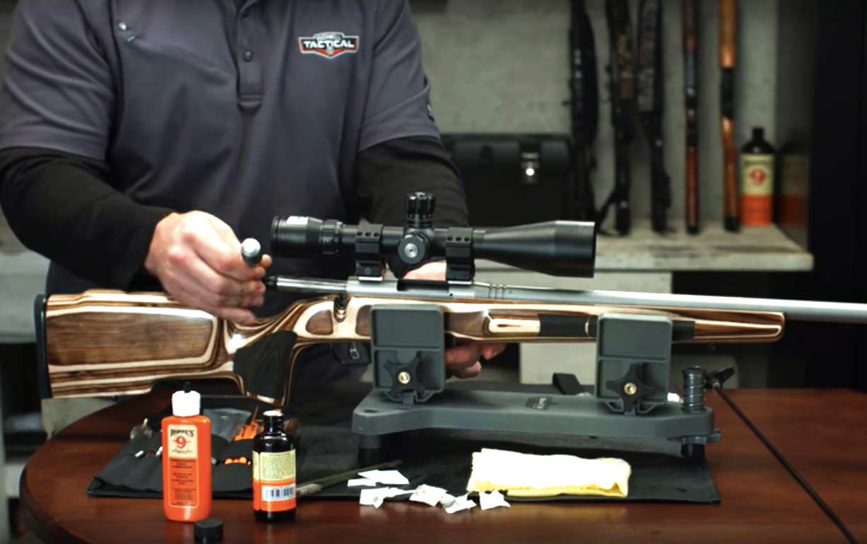 Regular bore cleaning will keep your rifle shooting well.