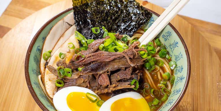 How to Make Ramen with Venison Shank Meat