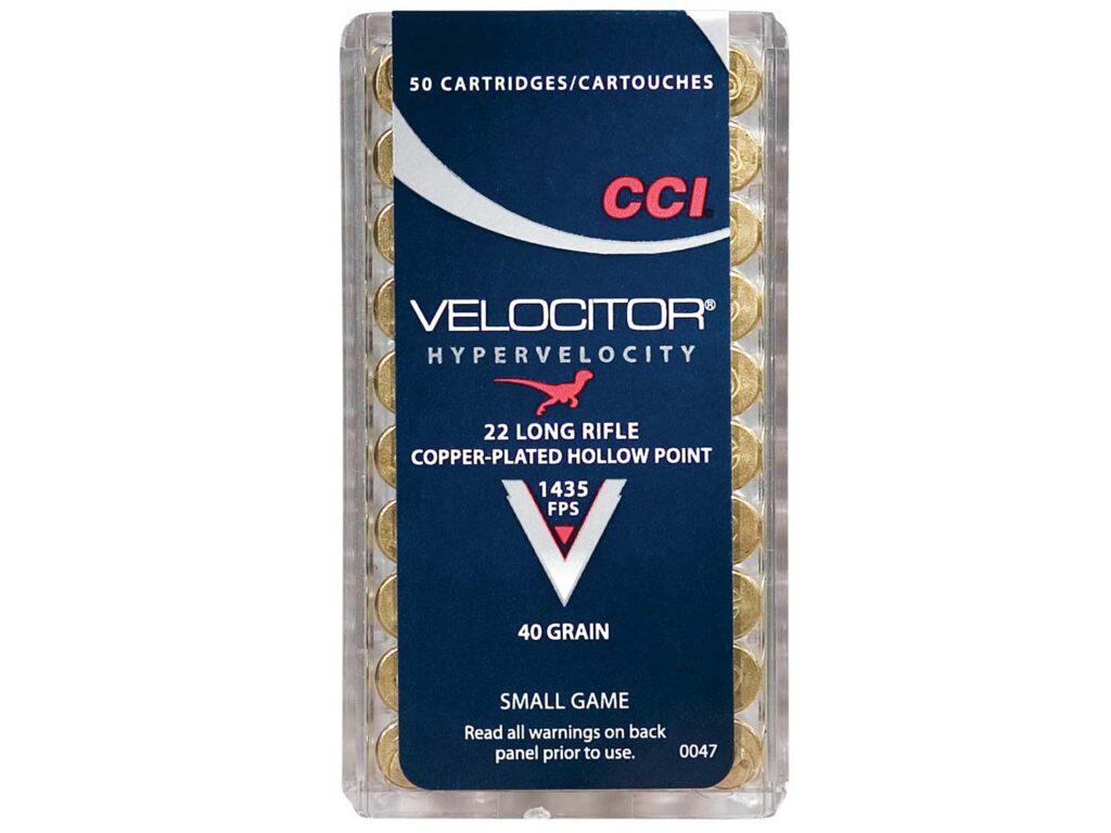 CCI Velocitors .22 ammo