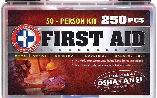 Be Smart Get Prepared 250Piece First Aid Kit