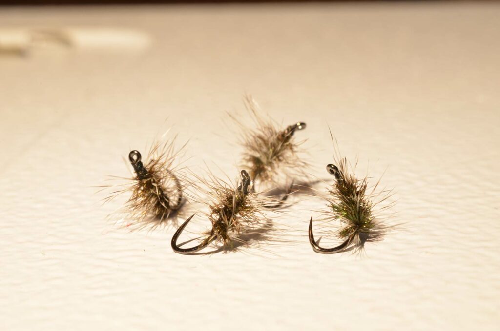 Griffith Gnat fly lure.