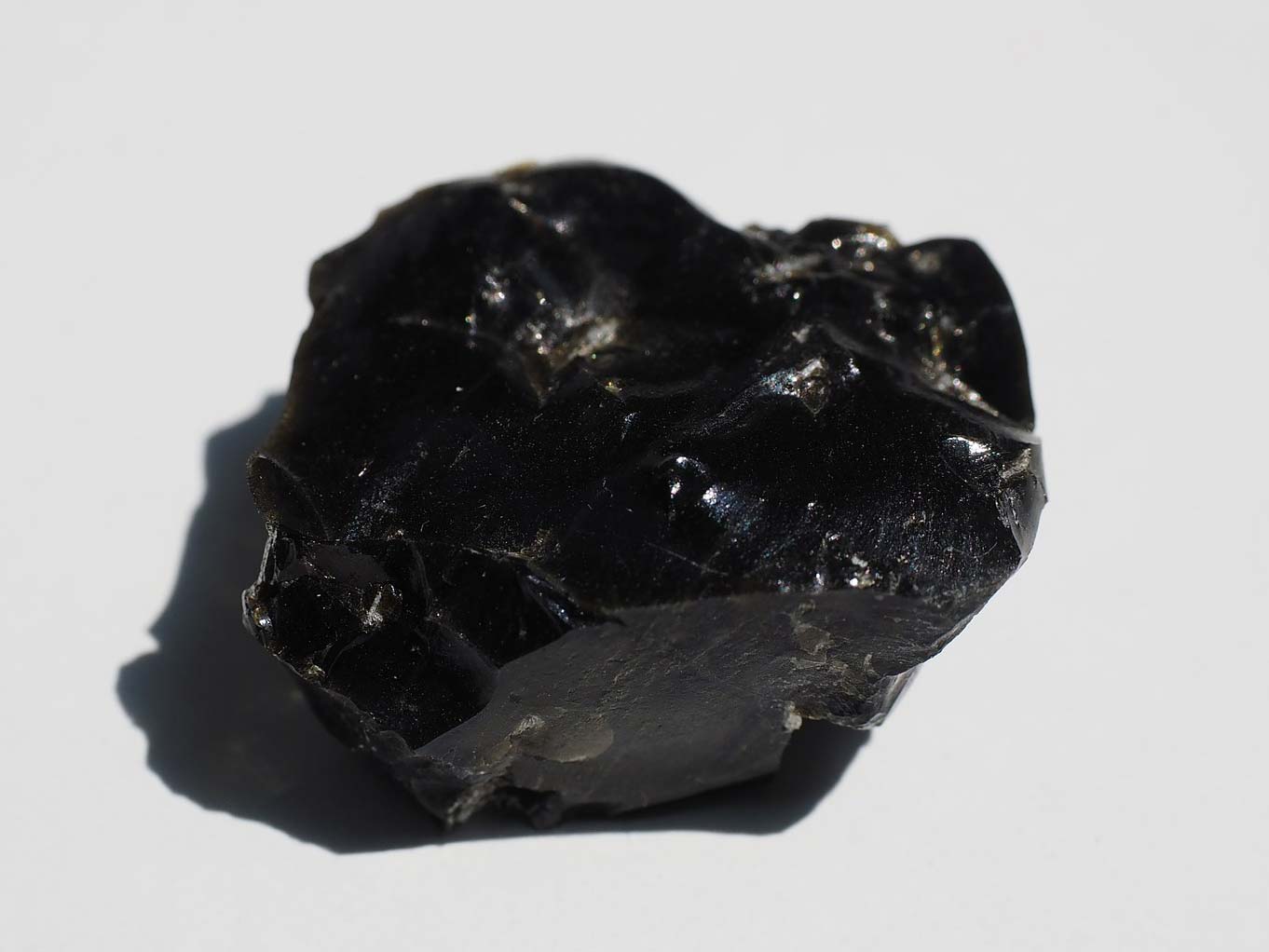 a chunk of obsidian.