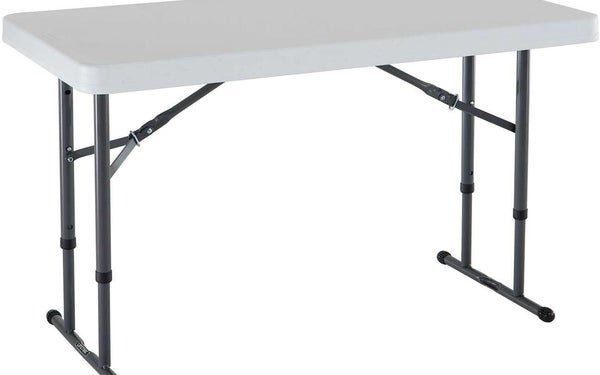 Lifetime Commercial Height Adjustable Folding Utility Table
