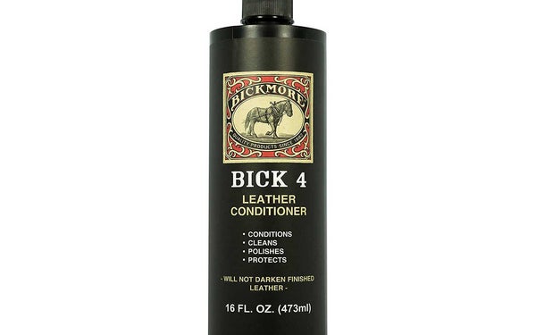 Bickmore Bick 4 Leather Conditioner 16 oz - Best Since 1882 - Cleaner & Conditioner - Restore Polish & Protect All Smooth Finished Leathers