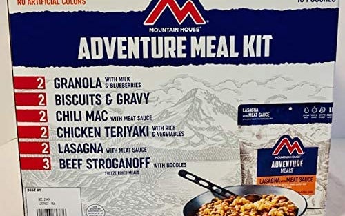 A box of adventure meal kit.