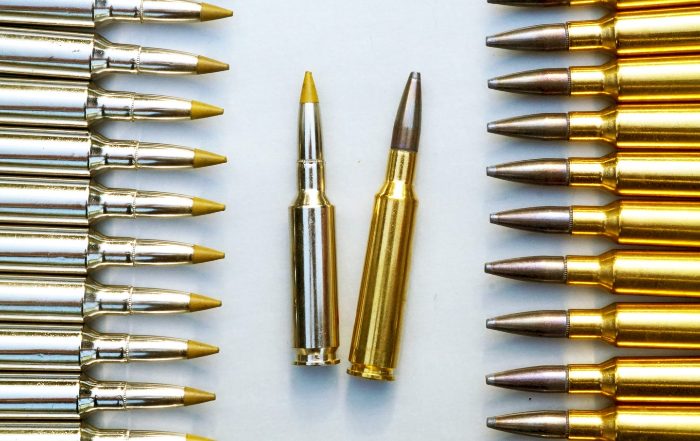 A 6.5 Creedmoor and a 6.5X55 Swedish side by side.