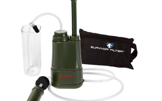 The Survival Filter Pro Portabale Water Filter Pump
