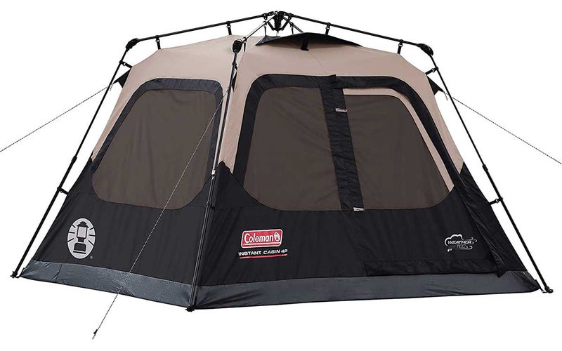 Coleman Cabin Tent with Instant Setup | Cabin Tent for Camping Sets Up in 60 Seconds