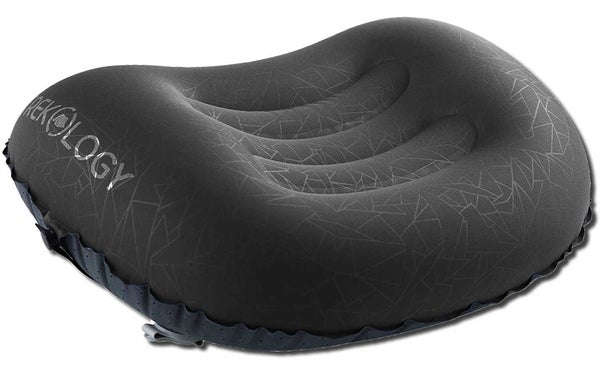 TREKOLOGY Ultralight Inflatable Camping Travel Pillow - ALUFT 2.0 Compressible, Compact, Comfortable, Ergonomic Inflating Pillows for Neck & Lumbar Support While Camp, Hiking, Backpacking