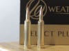 A box of Weatherby rifle bullets.