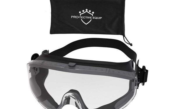 PROTECTIVE EQUIP Safety Goggles Over Glasses Clear Anti Fog Safety Glasses for Eye Protection