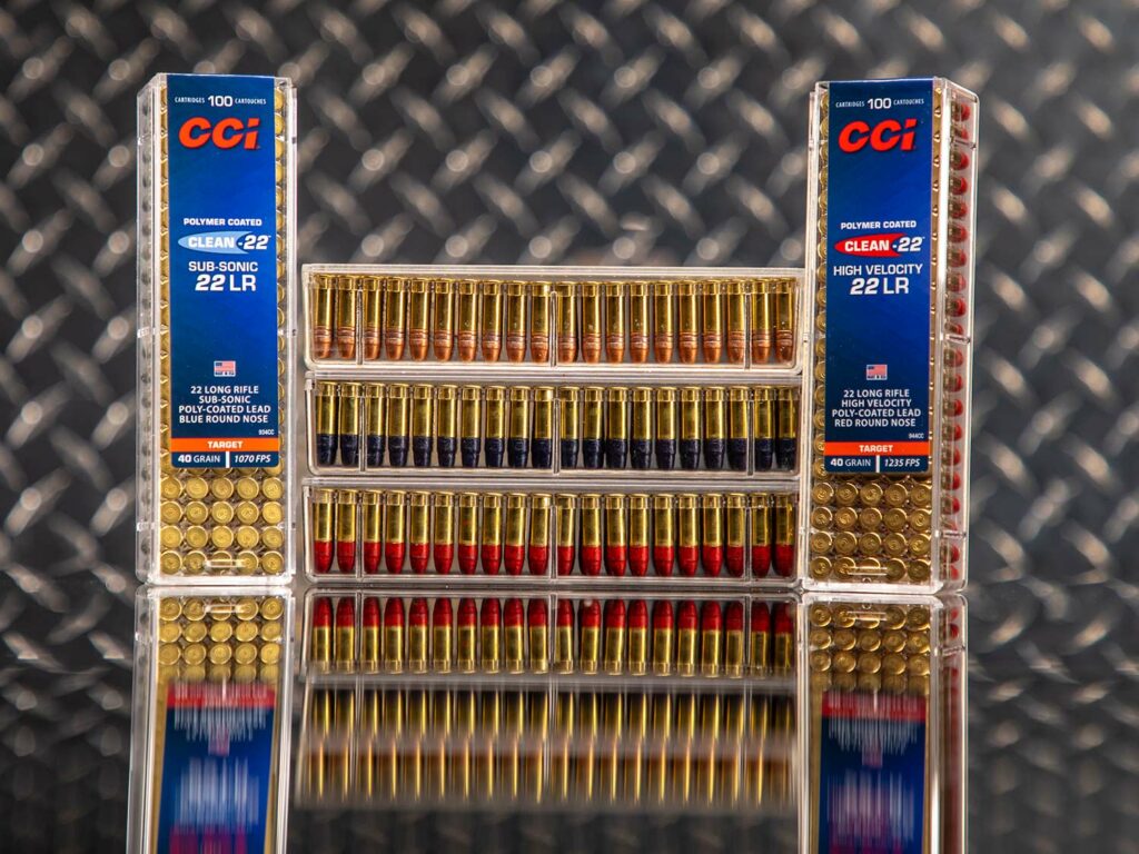 Several boxes of CCI .22 LR ammo.