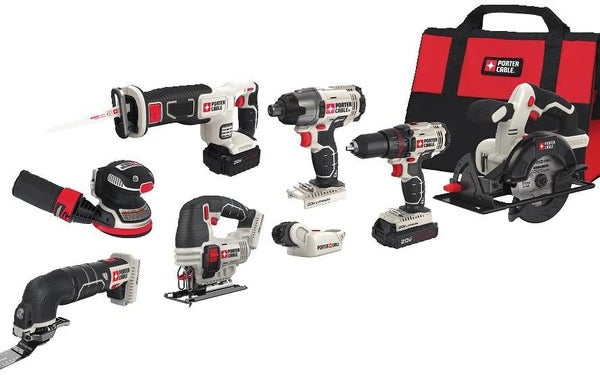 Porter-Cable 20V 8-piece Cordless Combo