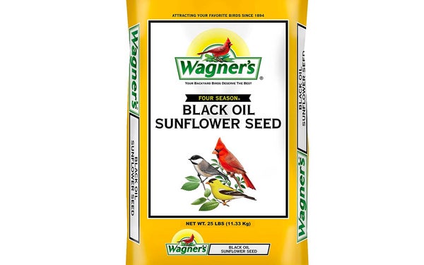 Wagner's Black Oil Sunflower Seed Wild Bird Food, 25-Pound Bag