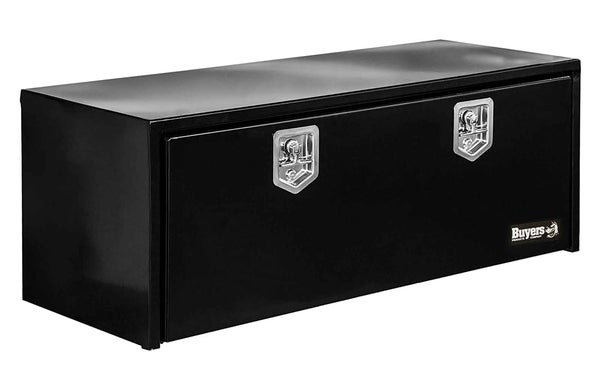 Buyers Products Black Steel Underbody Truck Box w/ T-Handle Latch (24x24x60 Inch)