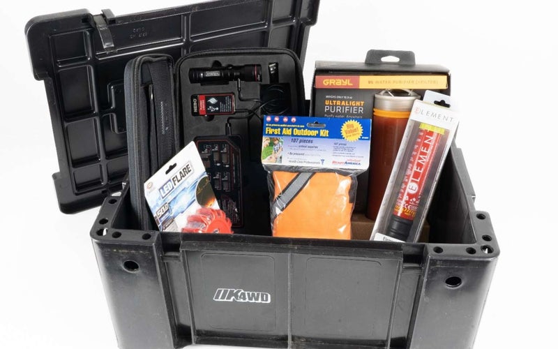 The OK4WD Camp Cover Safety Box Kit.
