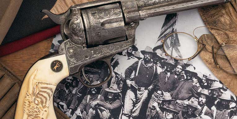 Teddy Roosevelt’s Colt Single Action Army Revolver Sells for $1.4 million