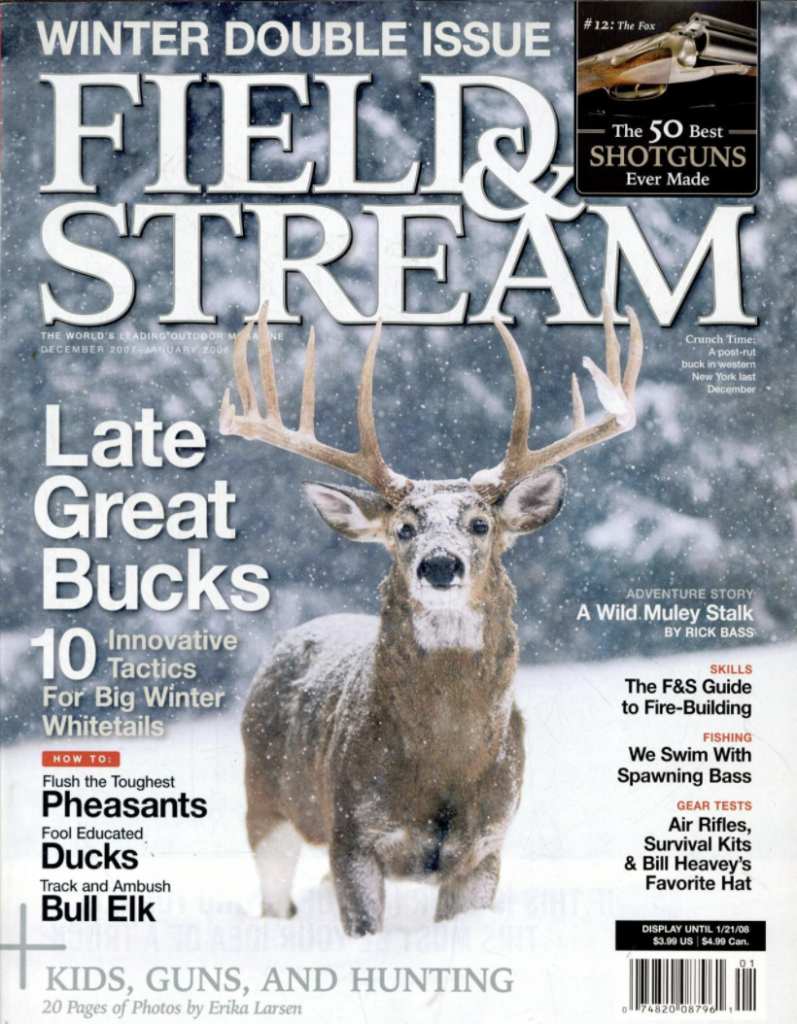 The December 2007–January 2008 cover of Field & Stream