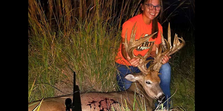 Kansas Teenager Tags World-Record Whitetail Buck