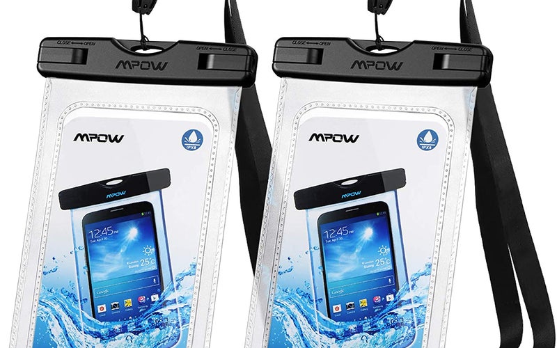 Waterproof phone pouch that still works underwater