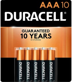 Duracell copper AAA batteries