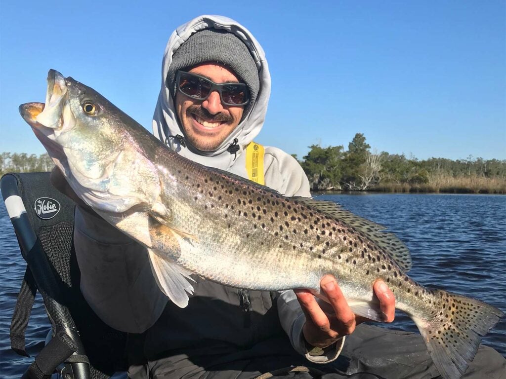 Top Tactics for Giant Speckled Trout in Winter
