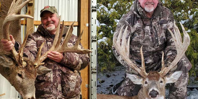 Indiana Hunter Tags 225-Inch Manure-Spreader Monster Buck