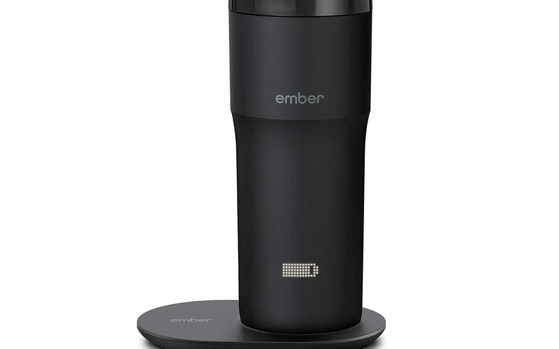 NEW Ember Temperature Control Travel Mug 2, 12 oz, Black, 3-hr Battery Life - App Controlled Heated Coffee Travel Mug - Improved Design