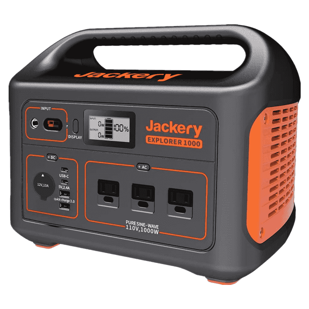 Jackery Explorer 1000 Portable Power Station.