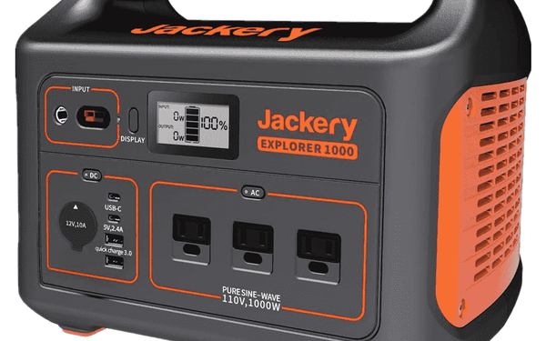 Jackery Explorer 1000 Portable Power Station.