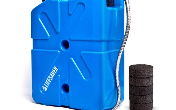 LifeSaver water filter jerry can.