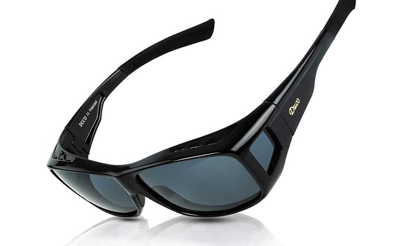 DUCO Unisex Wraparound Fitover Glasses Polarized Wear Over Sunglasses