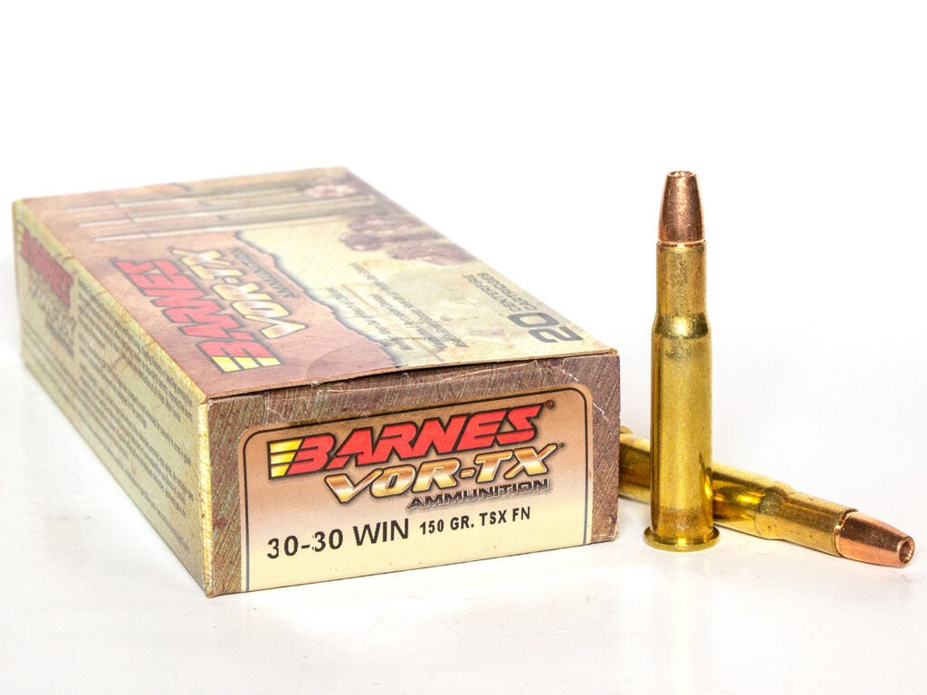 A box of Barnes VorTX ammo.