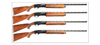 A matched set of Remington 1100s, including 12, 20, 28, and .410.