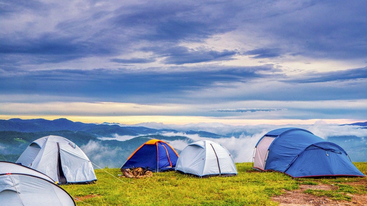 Best tents on a mountain ridge