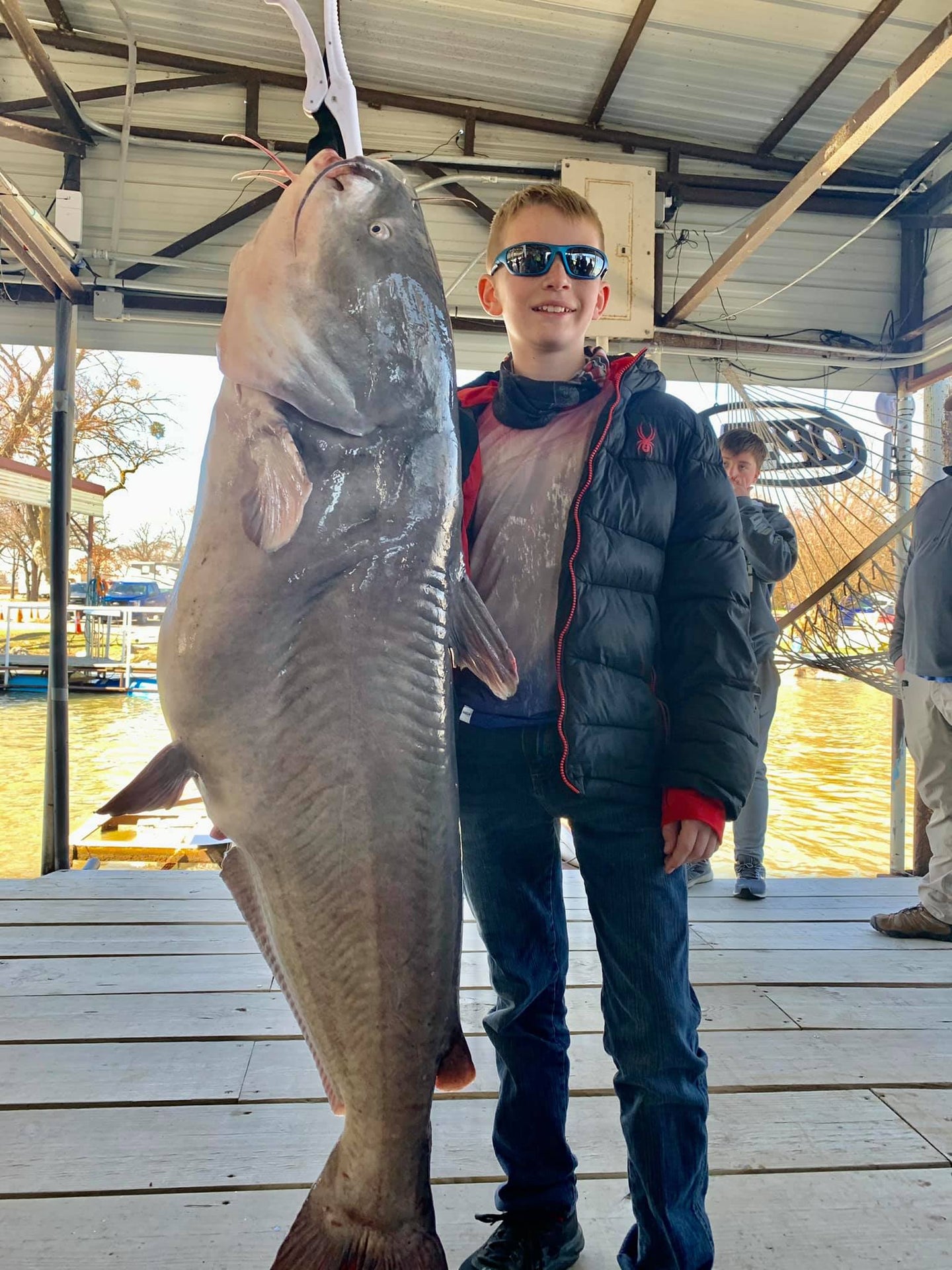 Texas Boy Catches New Record Catfish
