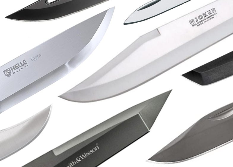 A selection of knife blades