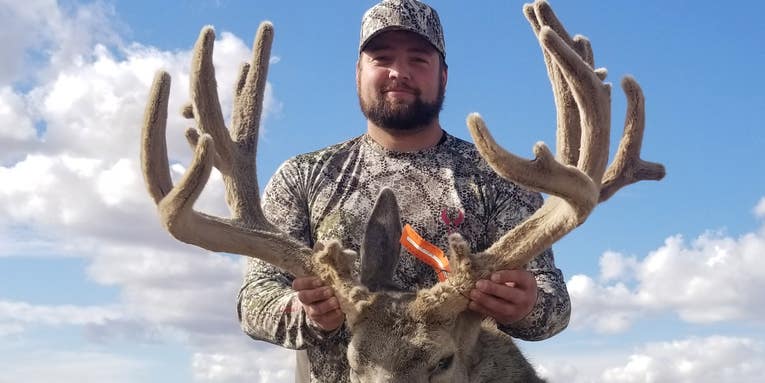 Saskatchewan Hunter’s First Velvet Mule Deer Scores 218 Inches