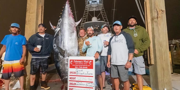 After a 9-Hour Fight, This 876-Pound Tuna Could Be a New Texas Record
