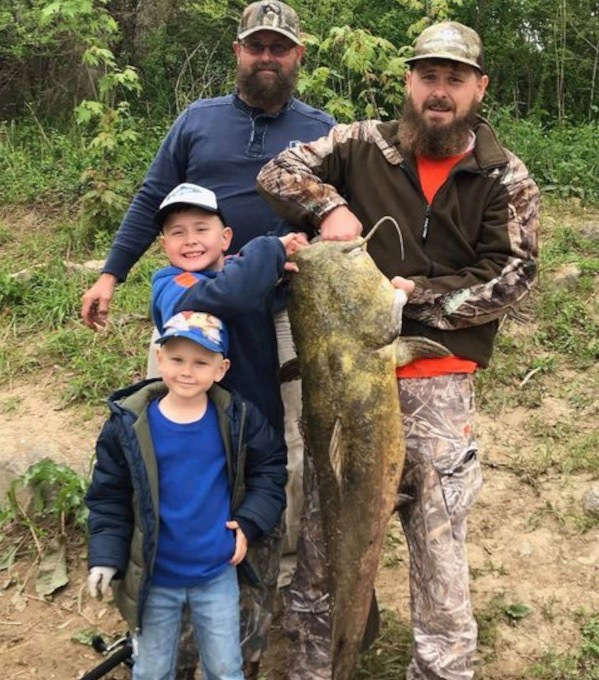 Young Autry Hogan's first fish was almost a state record.