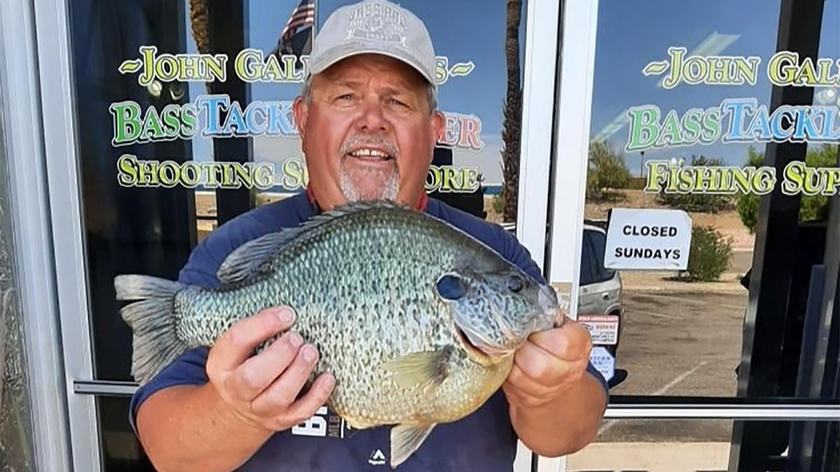 Thomas Farchione's sunfish weighed more than 6 pounds.