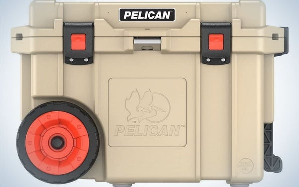 Pelican cooler on wheels