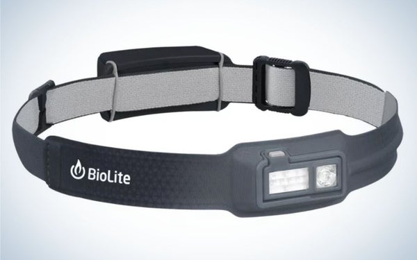 Grey Biolite headlamp for Father's Day