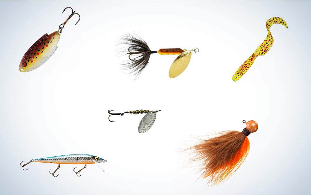 Trout Flies lure Black And Silver 6 Fly Fishing Humongous 