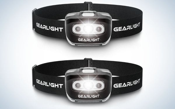 2-pack LED headlamp flashlight is a useful gift for men
