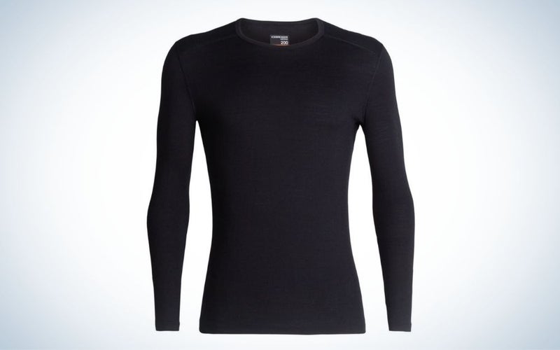 Black, Merino wool long sleeve top for men are the best gifts