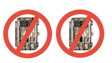 Trail cameras banned.
